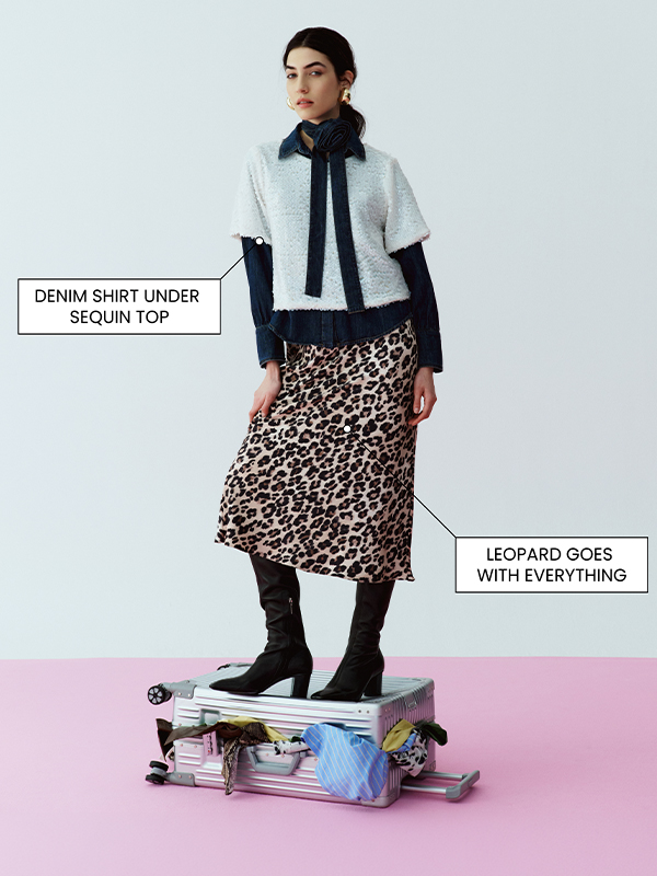 Layer Pailettes E Denim Intrend
