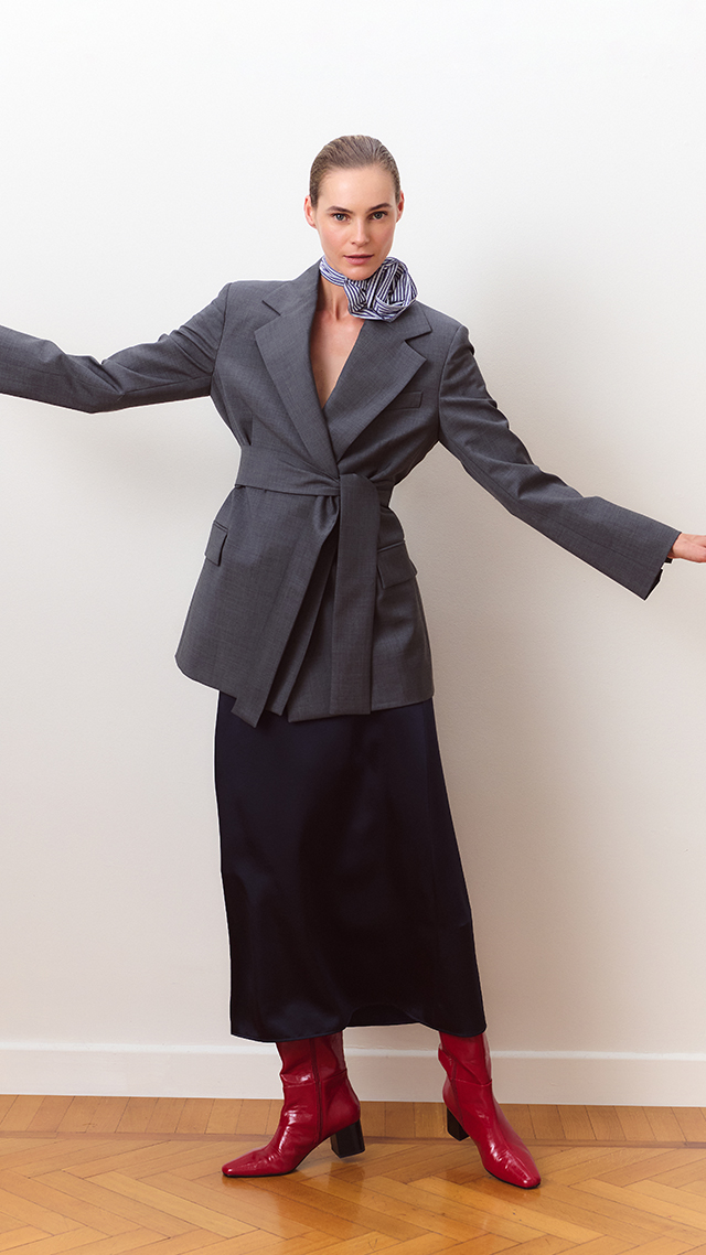 Belted jacket